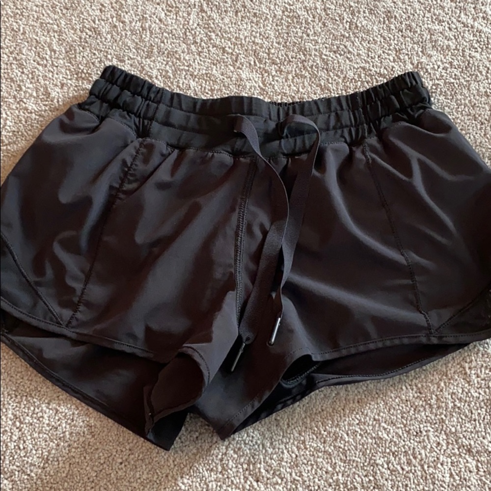 Black hottie hot lululemon shorts